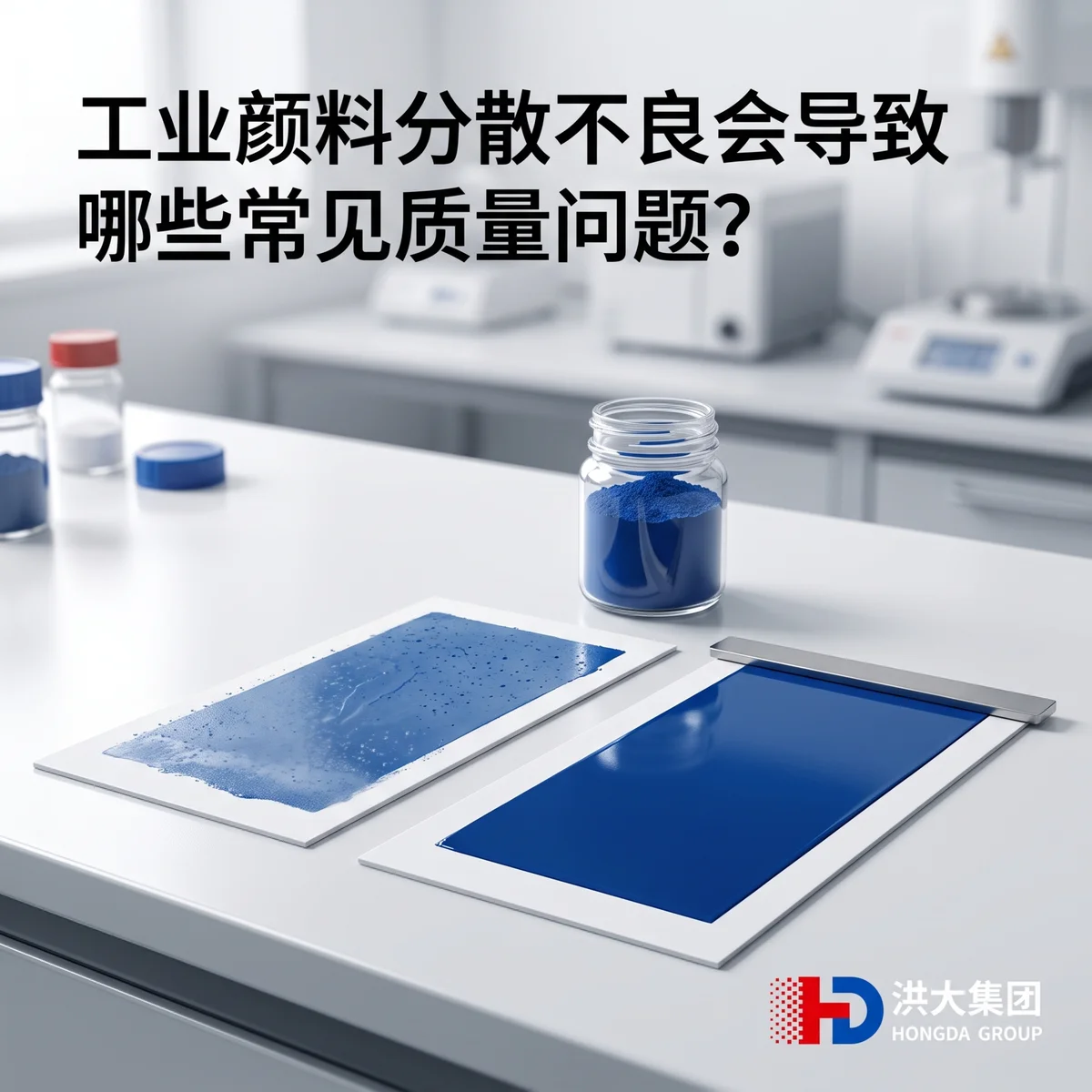 工业颜料分散不良会导致哪些常见质量问题?